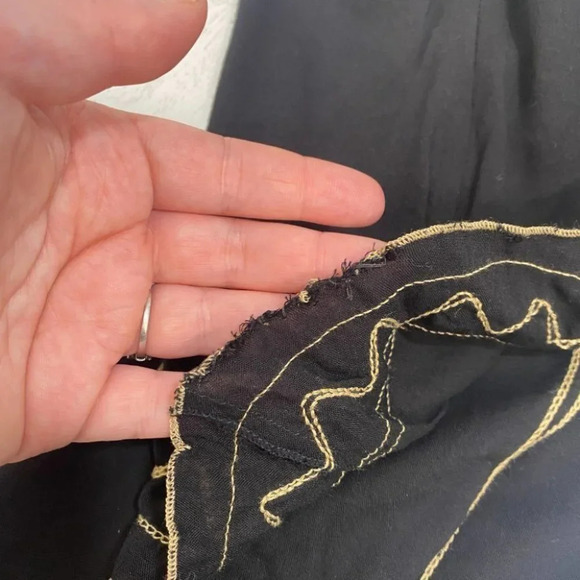 Poupette St Barth Off Shoulder Mini Dress Cover Up S Black - Picture 14 of 15